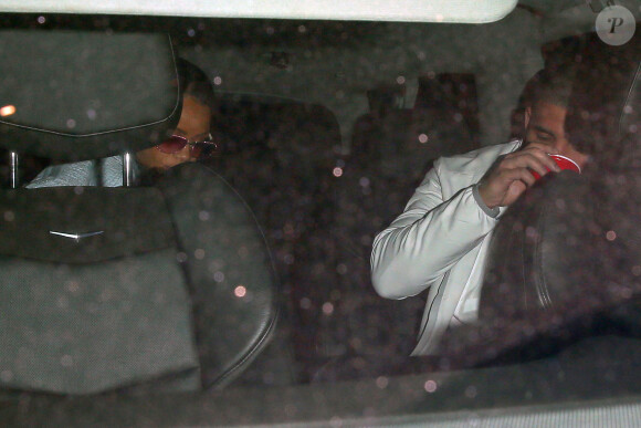Drake et Rihanna en voiture, le 7 septembre 2016.