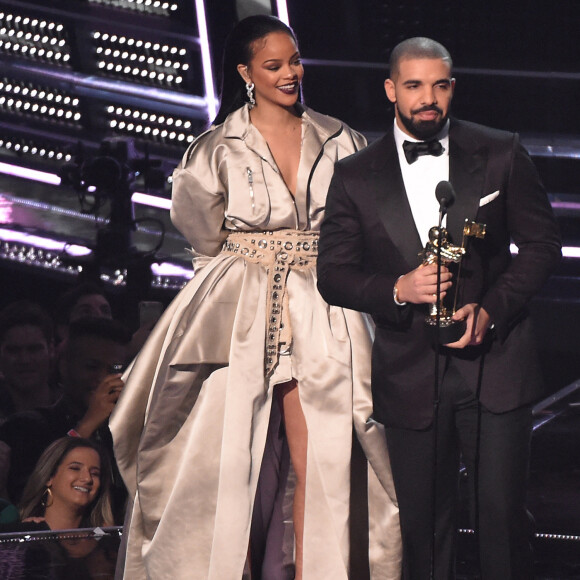 Drake et Rihanna aux MTV Video Music Awards, le 28 août 2016.