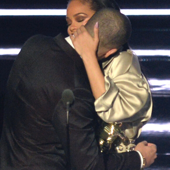 Drake et Rihanna aux MTV Video Music Awards, le 28 août 2016.