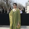 Sonam Kapoor arrive au Grand Palais pour assister au défilé Haute Couture Elie Saab printemps-été 2020. Paris, le 22 janvier 2020. © Christophe Clovis - Veeren Ramsamy / Bestimage