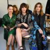 Audrey Dana, Marina Hands et Sveva Alveti assistent au défilé Elie Saab, collection Haute Couture printemps-été 2020 au Grand Palais. Paris, le 22 janvier 2020.
