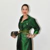 Audrey Dana assiste au défilé Elie Saab, collection Haute Couture printemps-été 2020 au Grand Palais. Paris, le 22 janvier 2020.