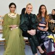 Sonam Kapoor, Molly Sims et Joan Smalls assistent au défilé Elie Saab, collection Haute Couture printemps-été 2020 au Grand Palais. Paris, le 22 janvier 2020.