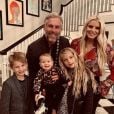 Jessica Simpson, son mari Eric Johnson et leurs trois enfants : Ace Knute, Maxwell Drew et Birdie Mae. Le 29 novembre 2019.