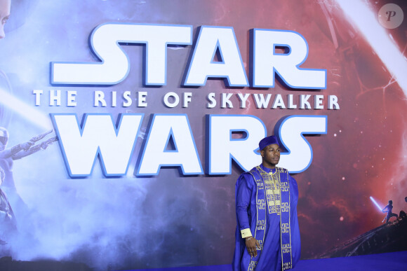 John Boyega lors de la première européenne du film "Star Wars: L'ascension De Skywalker" au Cineworld à Londres le 18 décembre 2019.