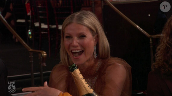 Gwyneth Paltrow lors de la 77ème cérémonie annuelle des Golden Globe Awards à l'hôtel Beverly Hilton à Los Angeles, Californie, Etats-Unis, le 5 janvier 2020.