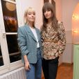 Exclusif - Clara Luciani et sa soeur Léa assistent à la soirée de présentation de la liqueur St-Germain, dans le quartier de Saint-Germain-des-Près. Paris, le 23 janvier 2020. © Veeren/Bestimage