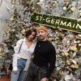 Exclusif - Jade Leboeuf et son mari Stéphane Rodrigues assistent à la soirée de présentation de la liqueur St-Germain, dans le quartier de Saint-Germain-des-Près. Paris, le 23 janvier 2020. © Veeren/Bestimage