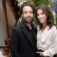 Exclusif - Laurie Cholewa et son mari Greg Levy assistent à la soirée de présentation de la liqueur St-Germain, dans le quartier de Saint-Germain-des-Près. Paris, le 23 janvier 2020. © Veeren/Bestimage