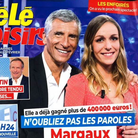 Léa François en couverture du magazine "Télé Loisirs". Janvier 2020.