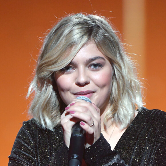 Exclusif - Louane Emera - Enregistrement de l'émission "La chanson Secrète" présentée par Nikos Aliagas à la Seine Musicale à Boulogne-Billancourt D.Guignebourg-G.Gorassini / Bestimage 28/11/2018