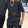 Kylian Mbappé, Teddy Riner et Neymar Jr assistent au NBA Game Paris 2020 opposant les Milwaukee Bucks et les Charlotte Hornets à l'AccorHotels Arena. Paris, le 24 janvier 2020. © Veeren / Bestimage