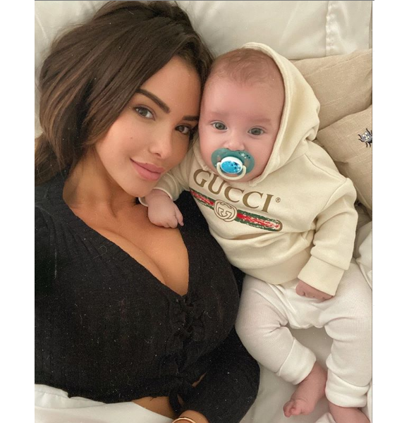 Nabilla et son fils Milann sur Instagram - janvier 2020