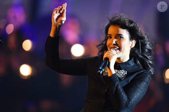 Indila assiste aux 30e Victoires de la Musique au Zénith de Paris. Le 13 février 2015. @Nicolas Briquet/ABACAPRESS.COM