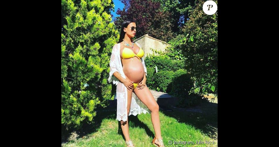 Julie Ricci enceinte de son premier enfant - Instagram, 25 juin 2018