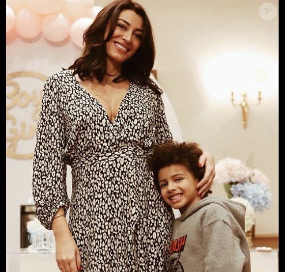 Rachel Legrain-Trapani et son fils Gianni sur Instagram. Le 27 janvier 2020.