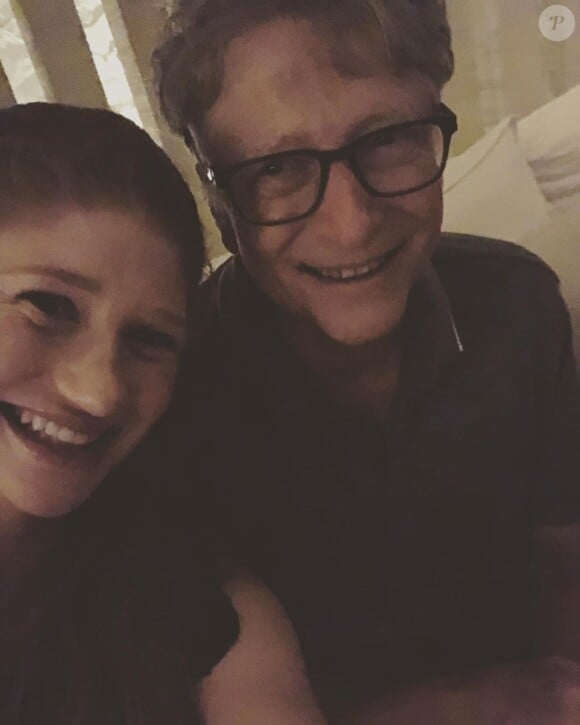 Jennifer Gates et son père Bill Gates sur Instagram, juin 2019.