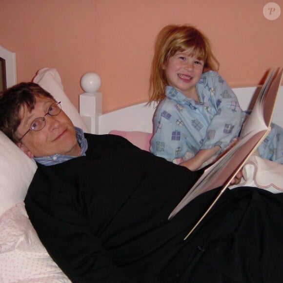 Jennifer Gates et son père Bill Gates sur Instagram, décembre 2019.