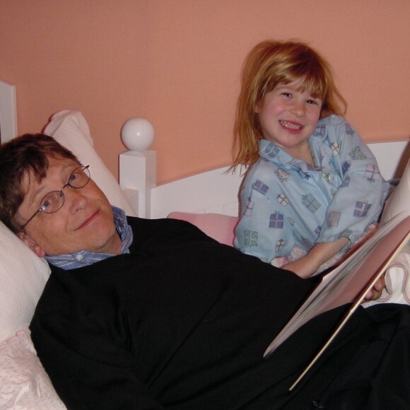 Jennifer Gates et son père Bill Gates sur Instagram, décembre 2019.