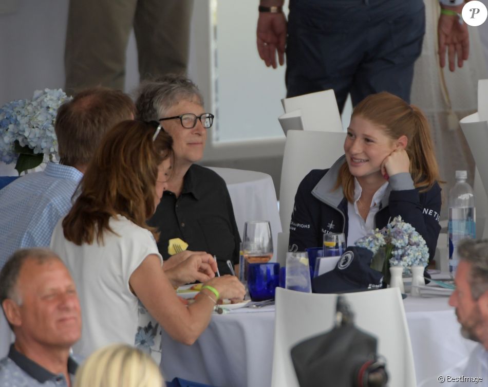 Bill Gates et sa fille Jennifer Gates - Les people lors du ...