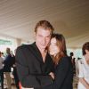 Guillaume Depardieu et Clotilde Courau à Paris le 5 septembre 1997.