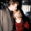 Guillaume Depardieu et sa mère Elisabeth lors d'une soirée en faveur de la lutte contre le SIDA le 12 décembre 1996.