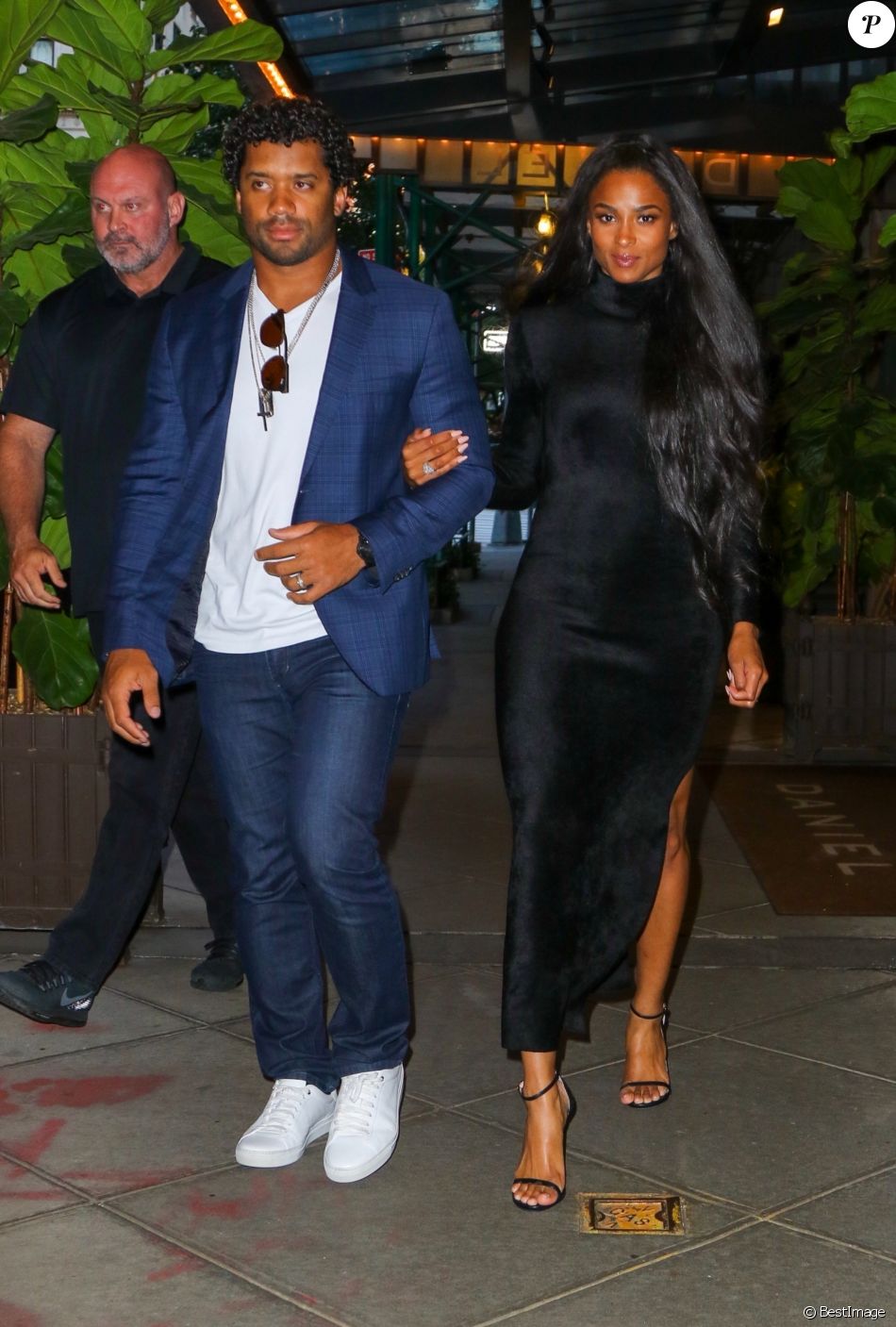 Ciara et Russell Wilson à New York, le 27 juin 2019.