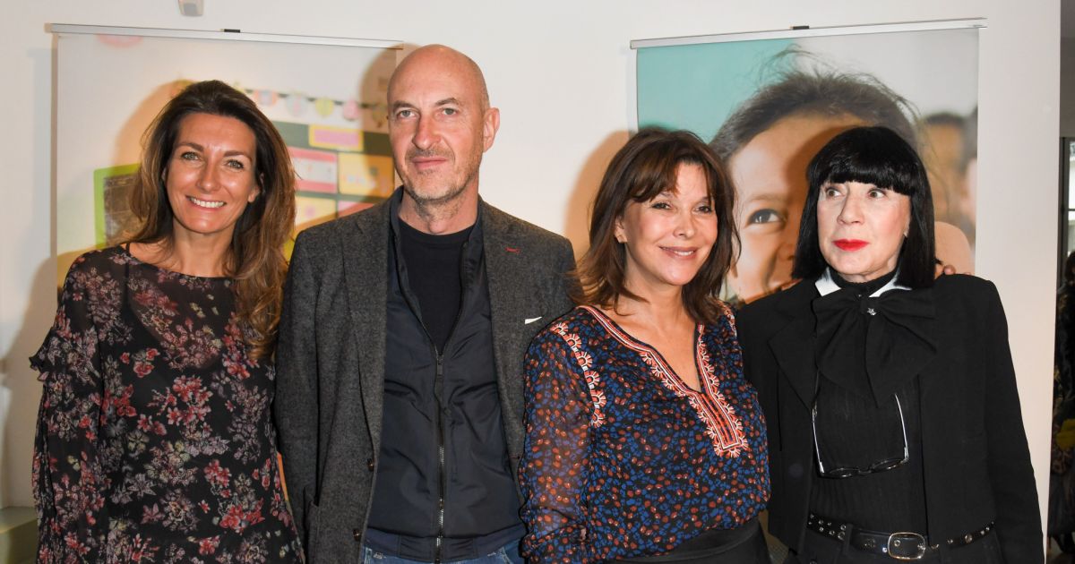 Anne-Claire Coudray, Eric Newton, Tina Kieffer et Chantal Thomass lors