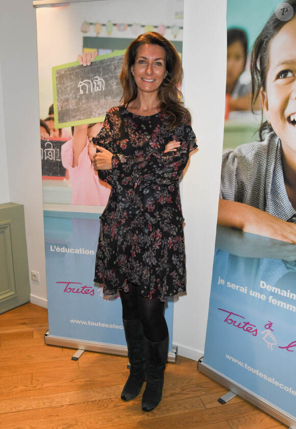 Anne-Claire Coudray lors de la clôture de l'opération "Levons le doigt pour l'éducation des filles" chez We Are à Paris le 30 janvier 2020. © Coadic Guirec / Bestimage