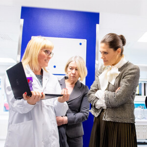 Le prince Daniel et la princesse Victoria de Suède ont visité le "Medicon Village" à Lund, le 30 janvier 2020.