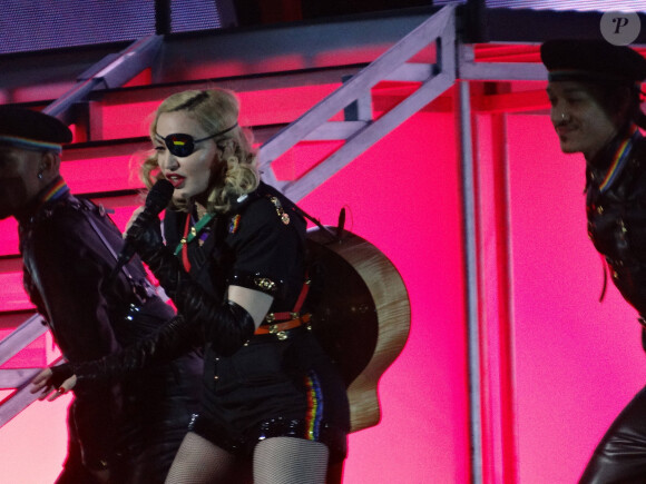 Madonna en concert lors du "Pride Fest" de New York. Le 30 juin 2019. @Matthew Rettenmund/Splash News/ABACAPRESS.COM