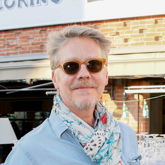 Le critique culinaire Sébastien Demorand (Masterchef) - Soirée "Grand Fooding S. Pellegrino" au marché Paul Bert Serpette à Saint-Ouen, le 6 juin 2015.