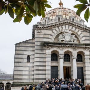 Illustration - Obsèques de Sébastien Demorand à la Coupole du crématorium du cimetière du Père-Lachaise à Paris, France, le 31 janvier 2020.