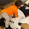 Paul Pogba a entamé sa rééductaion de la cheville et son fils s'en mêle. Photo publiée sur Instagram le 8 janvier 2020.