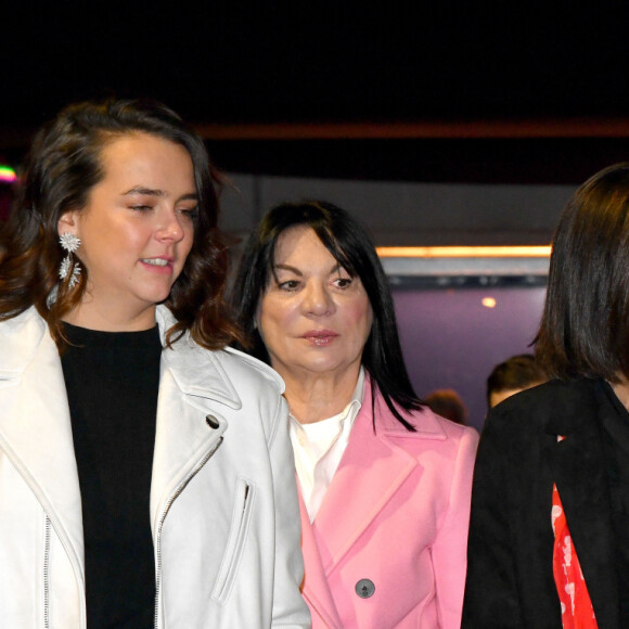 Exclusif - Pauline Ducruet et sa mère la princesse Stéphanie de Monaco durant l'ouverture de la 9eme édition de la "New Generation" à Monaco le 1 février 2020. © Bruno Bebert/PRM/Bestimage