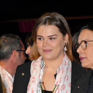 Exclusif - Pauline Ducruet, Camille Gottlieb et leur mère la princesse Stéphanie de Monaco durant l'ouverture de la 9eme édition de la "New Generation" à Monaco le 1 février 2020. © Bruno Bebert/PRM/Bestimage