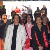 Exclusif - Pauline Ducruet, la princesse Stéphanie de Monaco et Laura Tenoudji Estrosi - Ouverture de la 9ème édition de la "New Generation" à Monaco le 1 février 2020. © Olivier Huitel/PRM/Bestimage
