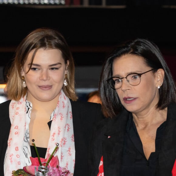 Exclusif - Pauline Ducruet, Camille Gottlieb, la princesse Stéphanie de Monaco - Ouverture de la 9ème édition de la "New Generation" à Monaco le 1 février 2020. © Olivier Huitel/PRM/Bestimage