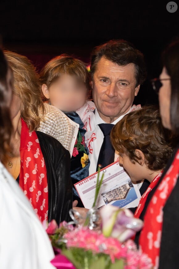 Exclusif - Christian Estrosi et sa fille Bianca - Ouverture de la 9ème édition de la "New Generation" à Monaco le 1 février 2020.  © Olivier Huitel/PRM/Bestimage