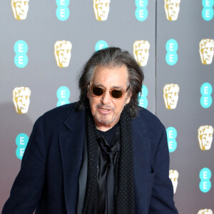 Al Pacino lors de la 73ème cérémonie des British Academy Film Awards (BAFTA) au Royal Albert Hall à Londres, Royaume Uni, le 2 février 2020.