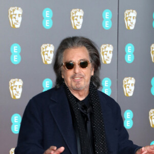 Al Pacino lors de la 73ème cérémonie des British Academy Film Awards (BAFTA) au Royal Albert Hall à Londres, Royaume Uni, le 2 février 2020.