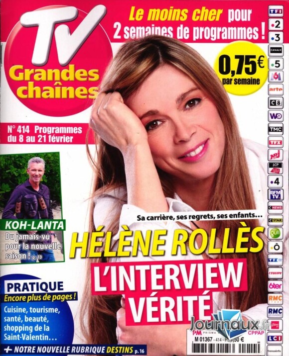 Magazine "TV Grandes Chaînes" en kiosques le 2 février 2020.