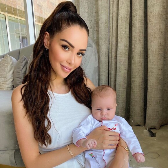 Nabilla Benattia et Milann, le 30 décembre 2019