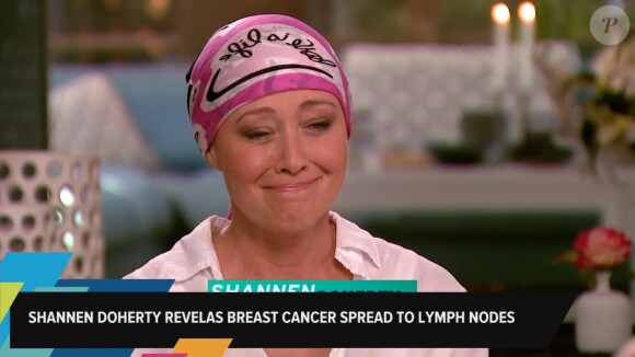 Shannen Doherty en interview pour "Entertainment Tonight" mardi 2 août 2016.