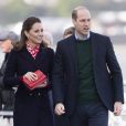 Catherine Kate Middleton, duchesse de Cambridge, le prince William, duc de Cambridge lors d'une visite aux Royal National Lifeboat Institution (RNLI) à Swansea le 4 février 2020.