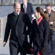 Catherine Kate Middleton, duchesse de Cambridge, le prince William, duc de Cambridge lors d'une visite aux Royal National Lifeboat Institution (RNLI) à Swansea le 4 février 2020.