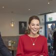 Le prince William, duc de Cambridge, Catherine Kate Middleton, duchesse de Cambridge en visite chez Joe's Ice Cream Parlour sur Mumbles road à Swansea le 4 février 2020.