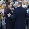 Le prince William, duc de Cambridge, Catherine Kate Middleton, duchesse de Cambridge lors d'une visite aux Royal National Lifeboat Institution (RNLI) à Swansea le 4 février 2020.