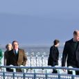Le prince William, duc de Cambridge, Catherine Kate Middleton, duchesse de Cambridge lors d'une visite de la station de sauvetage RNLI Mumbles près de Swansea dans le sud du Pays de Galles le 4 février 2020.