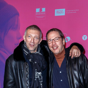 Vincent Cassel, Reda Kateb à la première de "Hors Normes" lors de la semaine du cinéma français de Berlin, le 28 novembre 2019.